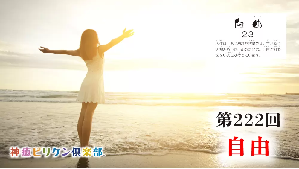 第222回 よくなるカード解説 No.23「自由」の画像